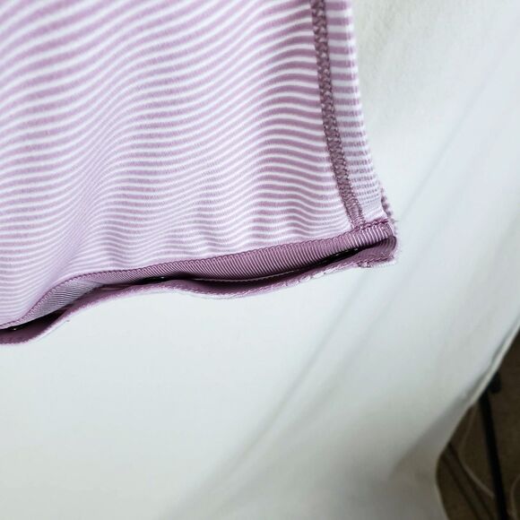 Lululemon Vinyasa Scarf Snap Button Convertible Wrap Mauve Pink Striped - Picture 3 of 12